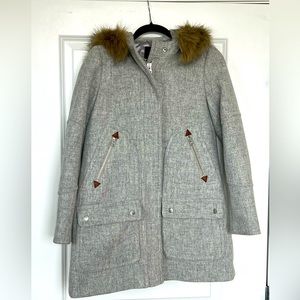 J. Crew Chateau Parka in Italian Stadium Cloth Wool